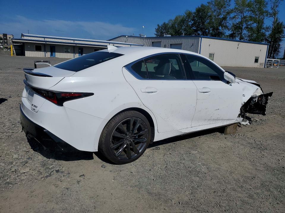 2024 Lexus Is VIN JTHGZ1E22R5033925 COPART salvage auction — FRONT END, WA - BILL OF SALE, sold $6,100 on 2026-07-27 (photo 3)
