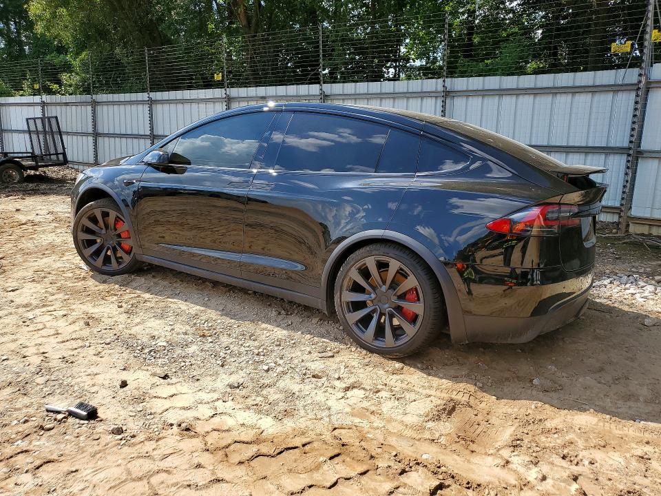 2022 Tesla Model x VIN 7SAXCBE52NF331583 COPART salvage auction — REAR END, Ga - Cert Of Title-Salvage, sold $23,700 on 2026-09-11 (photo 2)