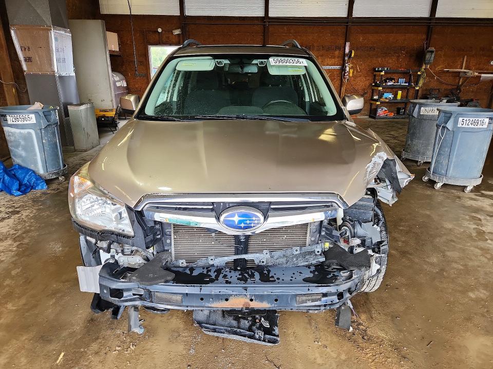 2016 Subaru Forester VIN JF2SJAGC2GH561387 COPART salvage auction — FRONT END, Pa - Certificate Of Salvage, sold $875 on 2026-07-16 (photo 5)