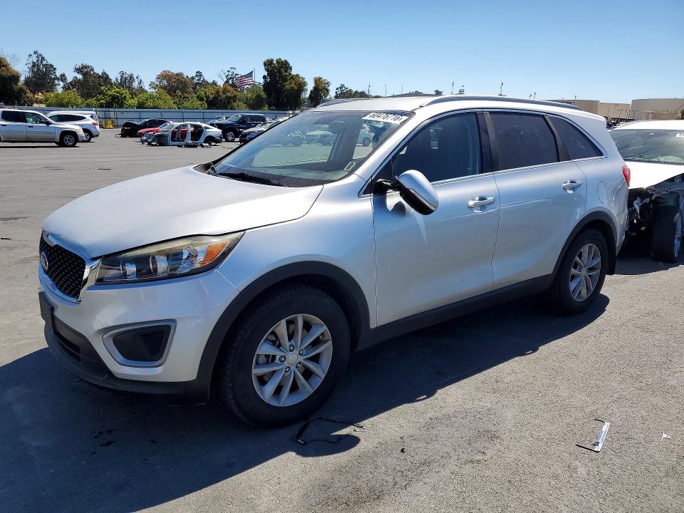 2016 Kia Sorento VIN 5XYPG4A33GG157858 COPART salvage auction — VANDALISM, CA - SALVAGE CERTIFICATE, sold $2,200 on 2026-07-27 (photo 1)