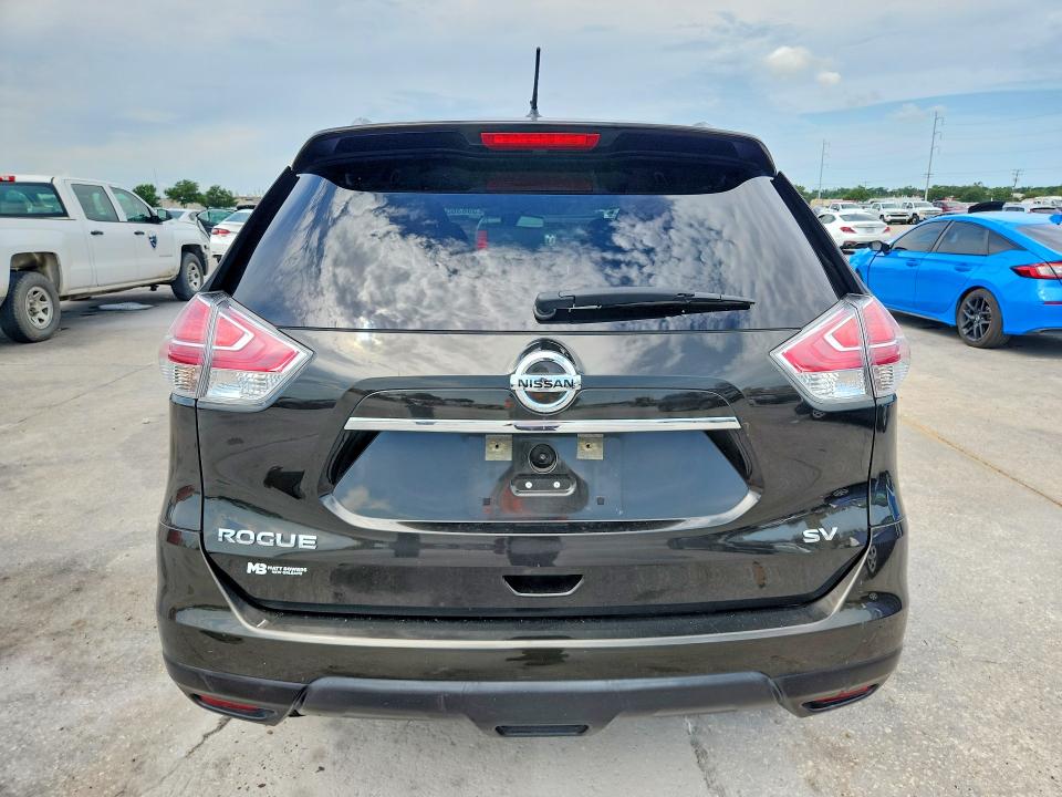 2016 Nissan Rogue VIN KNMAT2MT1GP707444 COPART salvage auction — SIDE, LA - CERT OF TITLE-SALVAGE, sold $775 on 2026-07-22 (photo 6)