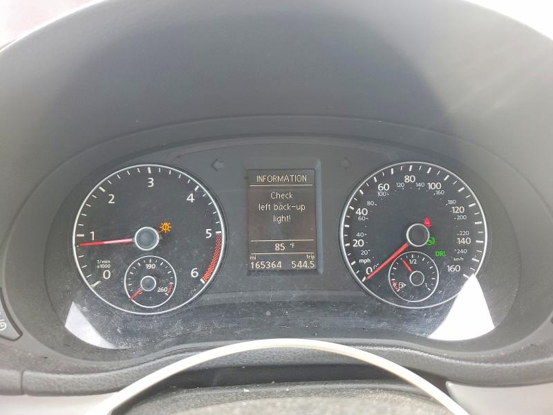 2013 Volkswagen Passat VIN 1VWBN7A38DC144098 COPART salvage auction — REAR END, Va - Certificate Of Title, sold $375 on 2026-07-22 (photo 9)