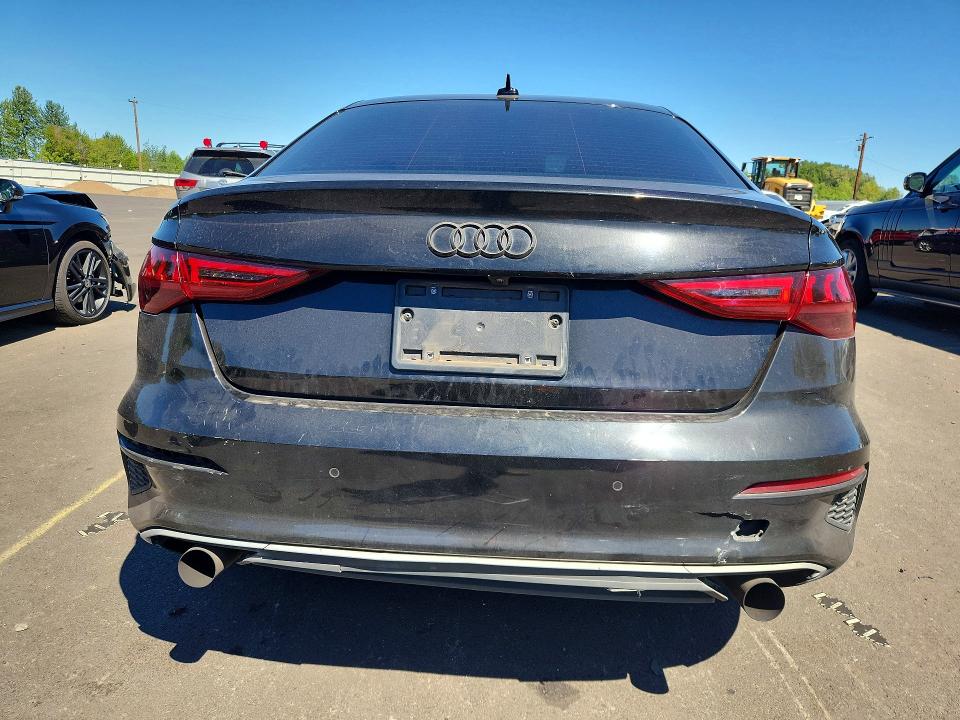 2022 Audi A3 VIN WAUHUDGYXNA059792 COPART salvage auction — MINOR DENT/SCRATCHES, Or - Cert Of Title-Reconstructed, sold $7,700 on 2026-07-25 (photo 6)