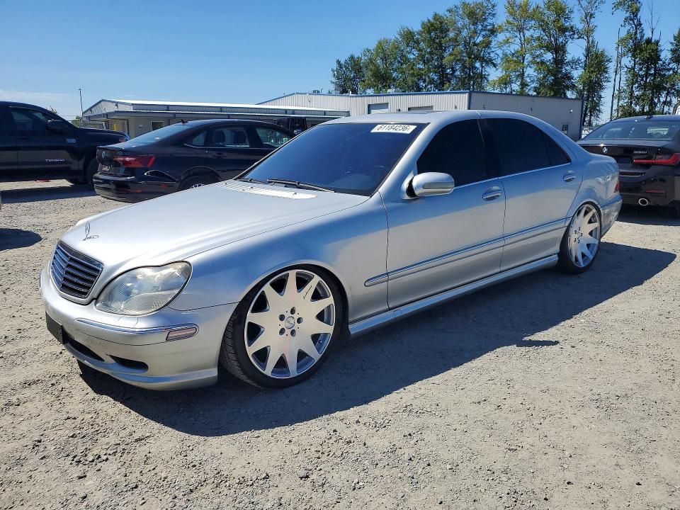 2001 Mercedes-benz S class VIN WDBNG75J21A222254 COPART salvage auction — REAR END, WA - BILL OF SALE, sold $300 on 2026-07-27 (photo 1)