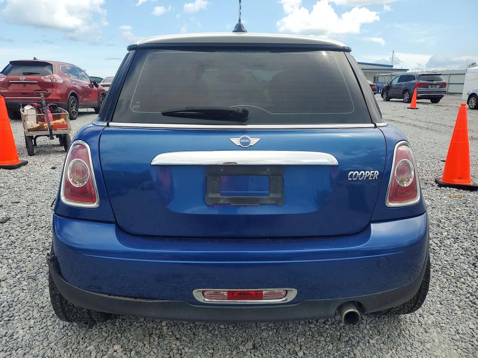 2012 Mini Cooper VIN WMWSU3C58CT259793 COPART salvage auction — REAR END, La - Cert Of Title-Salvage, sold $2,050 on 2026-07-20 (photo 6)