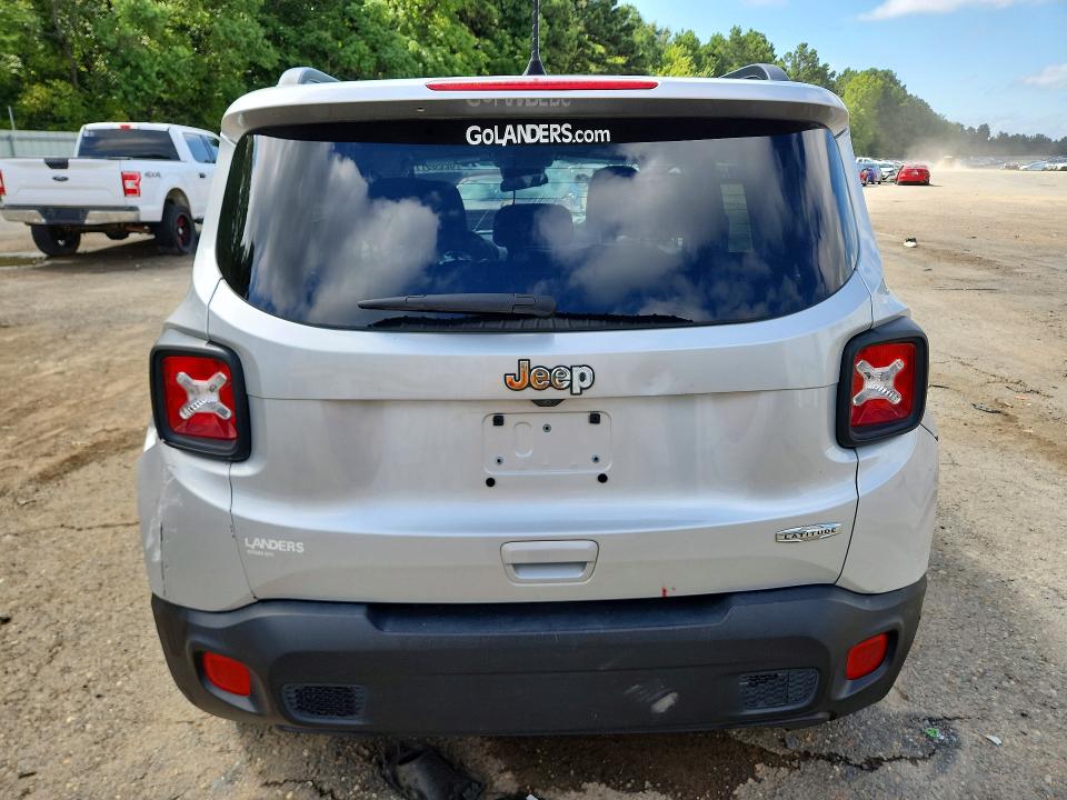 2018 Jeep Renegade VIN ZACCJABB8JPJ07854 COPART salvage auction — FRONT END, La - Cert Of Title-Salvage, sold $400 on 2026-08-13 (photo 6)