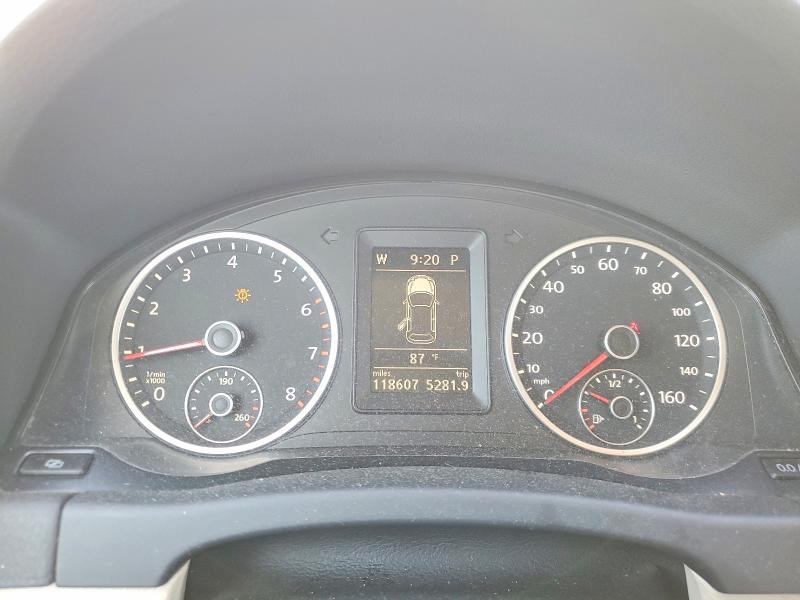 2011 Volkswagen Tiguan VIN WVGAV7AXXBW502181 COPART salvage auction — SIDE, CA - SALVAGE CERTIFICATE, sold $925 on 2026-08-14 (photo 9)