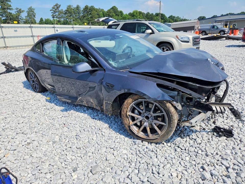 2023 Tesla Model 3 VIN 5YJ3E1EA9PF600761 COPART salvage auction — FRONT END, Ga - Bill Of Sale - Parts Only, sold $3,250 on 2026-08-22 (photo 4)