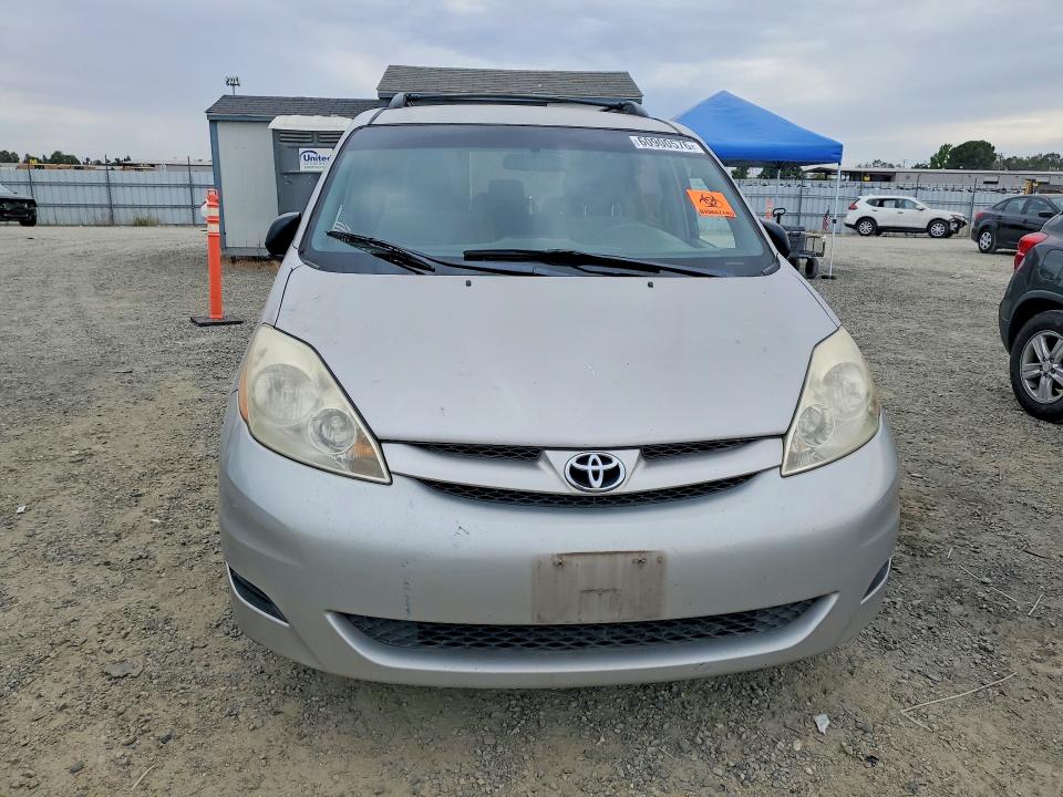 2010 Toyota Sienna VIN 5TDKK4CCXAS316553 COPART salvage auction — REAR END, CA - SALVAGE CERTIFICATE, sold $15 on 2026-07-28 (photo 5)