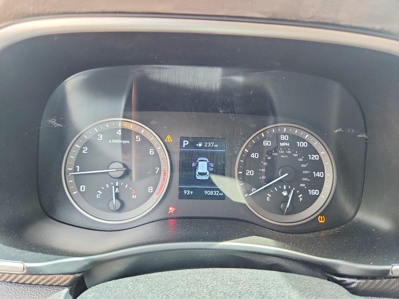 2021 Hyundai Tucson VIN KM8J33AL6MU362608 COPART salvage auction — FRONT END, Fl - Cert Of Title Slvg Rebuildable, sold $4,250 on 2026-08-21 (photo 9)