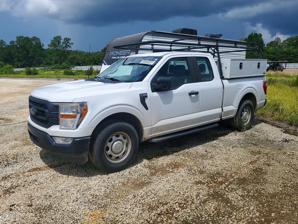 2021 Ford F-150 VIN 1FTEX1CPXMKE12257 COPART salvage auction — SIDE, Al - Certificate Of Title, sold $2,000 on 2026-08-25 (photo 1)
