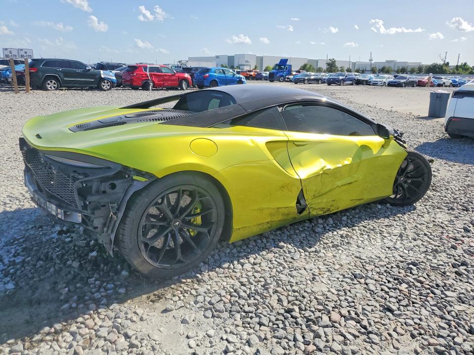 2023 Mclaren automotive Artura VIN SBM16AEA2PW001160 COPART salvage auction — FRONT END, FL - CERT OF TITLE SLVG REBUILDABLE, sold $25 on 2026-07-27 (photo 3)
