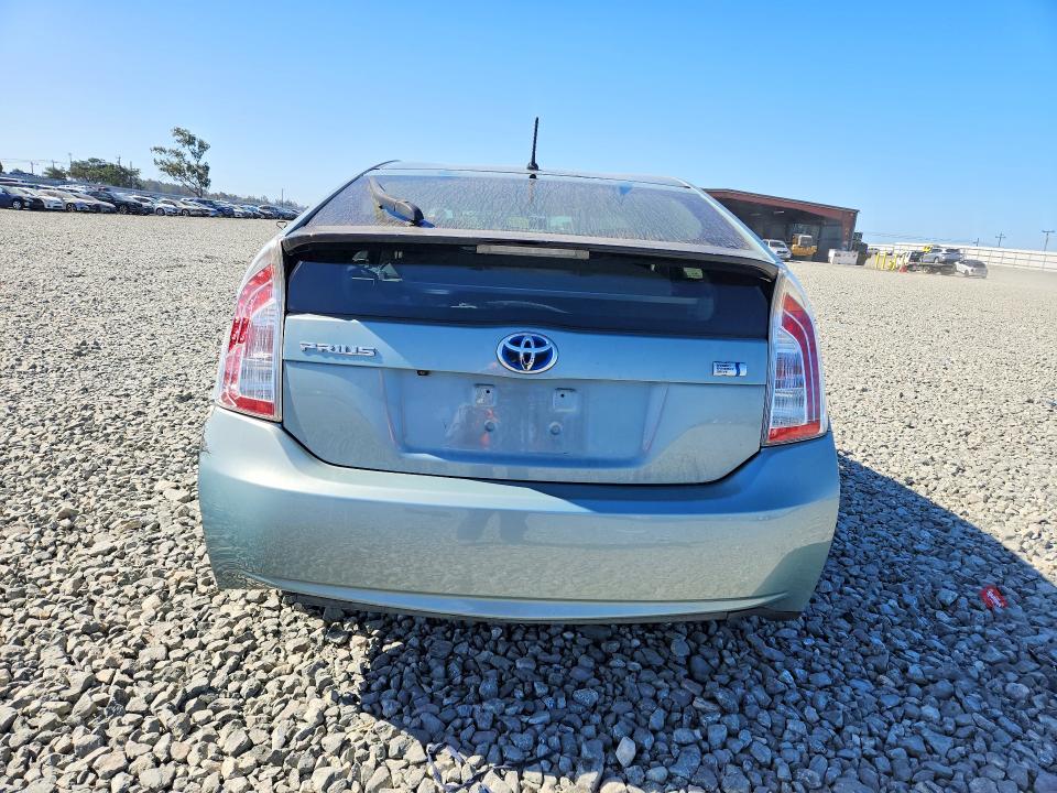 2015 Toyota Prius VIN JTDKN3DU3F1972817 COPART salvage auction — REAR END, Ca - Salvage Certificate, sold $150 on 2026-08-20 (photo 6)