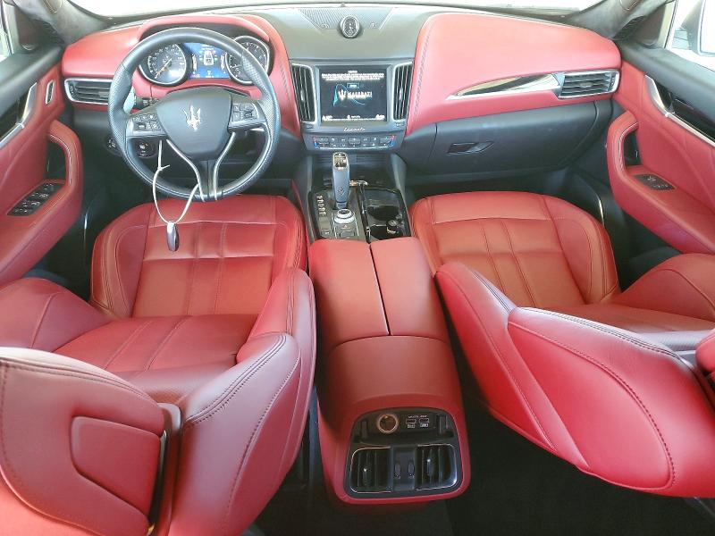 2019 Maserati Levante VIN ZN661XUS3KX320692 COPART salvage auction — REAR END, Ca - Salvage Certificate, sold $12,100 on 2026-08-11 (photo 8)