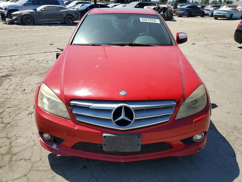 2009 Mercedes-benz C class VIN WDDGF54X79R065105 COPART salvage auction — SIDE, CA - SALVAGE CERTIFICATE, sold $625 on 2026-08-13 (photo 5)