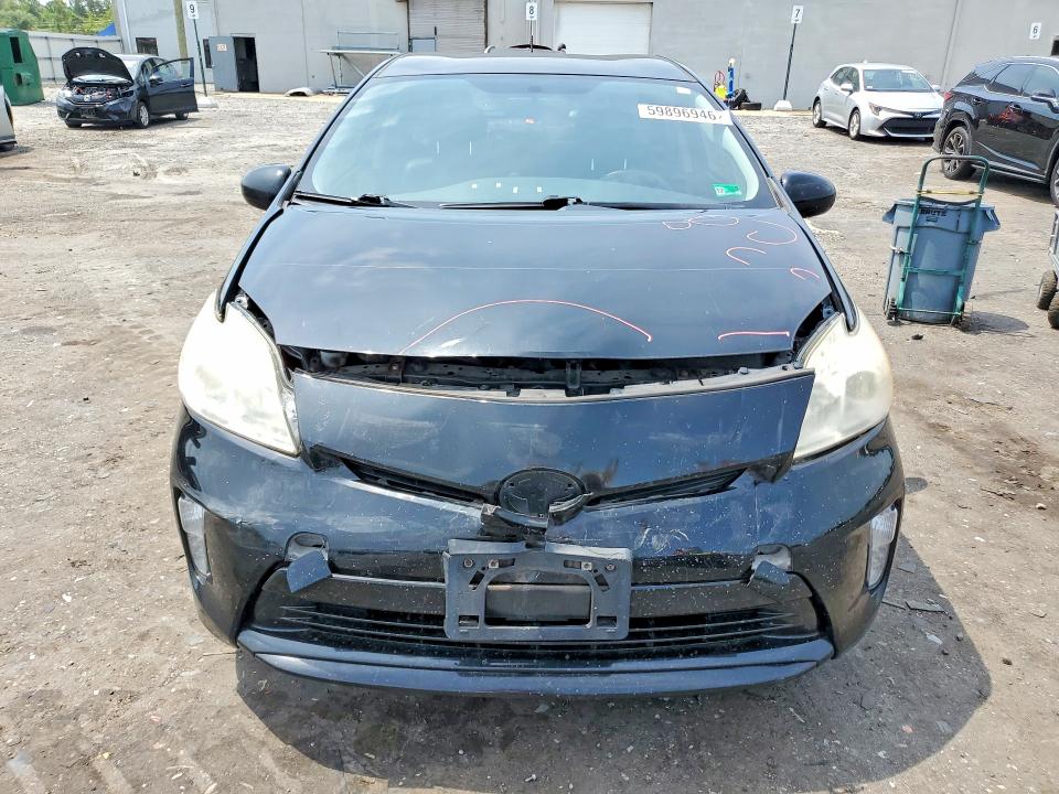 2013 Toyota Prius VIN JTDKN3DU1D5604481 COPART salvage auction — FRONT END, VA - CERTIFICATE OF TITLE, sold $1,200 on 2026-07-29 (photo 5)