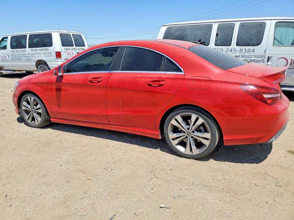 2019 Mercedes-benz Cla-klasse VIN WDDSJ4EB8KN775293 COPART salvage auction — SIDE, TX - DIS/DLR/EXP ONLY CLEAN TITLE, sold $4,000 on 2026-08-12 (photo 2)