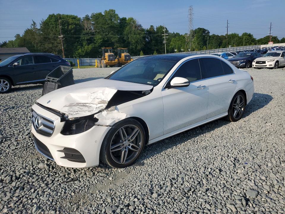 2017 Mercedes-benz E-class VIN WDDZF4KB9HA032954 COPART salvage auction — FRONT END, Oh - Dealer Only Clean Title, sold $4,700 on 2026-07-14 (photo 1)