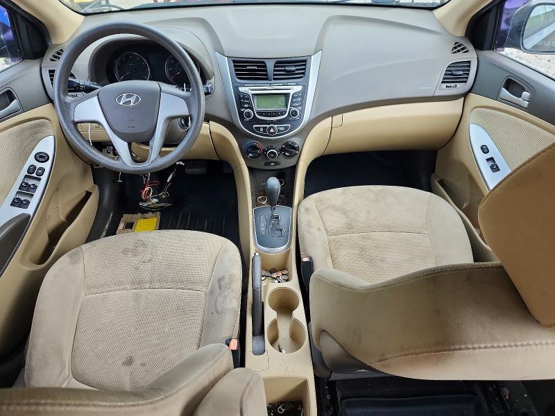2013 Hyundai Accent VIN KMHCT4AE7DU584901 COPART salvage auction — MECHANICAL, Oh - Certificate Of Title, sold $250 on 2026-07-22 (photo 8)