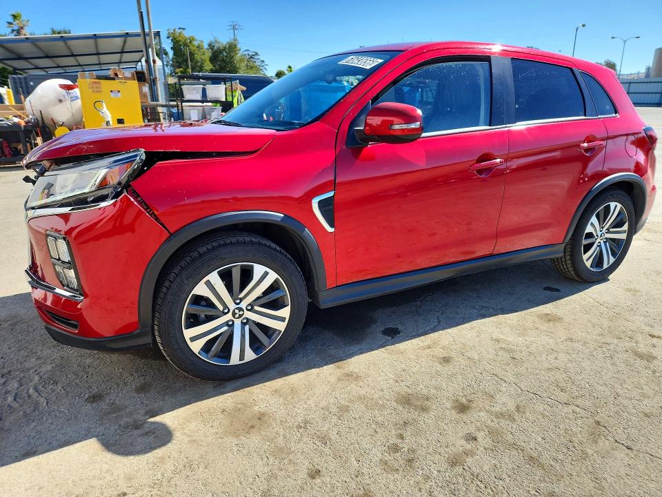 2024 Mitsubishi Outlander sport VIN JA4ARUAU5RU018321 COPART salvage auction — FRONT END, FL - CERT OF TITLE SLVG REBUILDABLE (P), sold $4,900 on 2026-08-03 (photo 1)