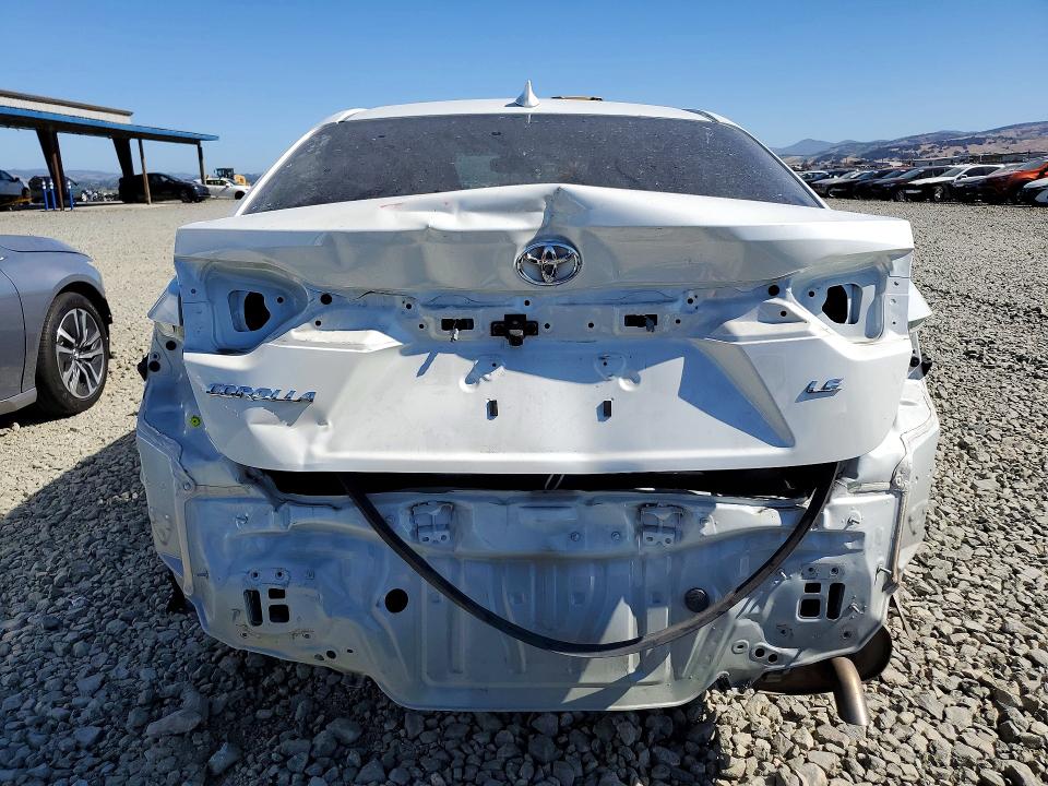 2021 Toyota Corolla VIN JTDEPMAE3MJ156374 COPART salvage auction — REAR END, Ca - Salvage Certificate, sold $6,400 on 2026-07-20 (photo 6)