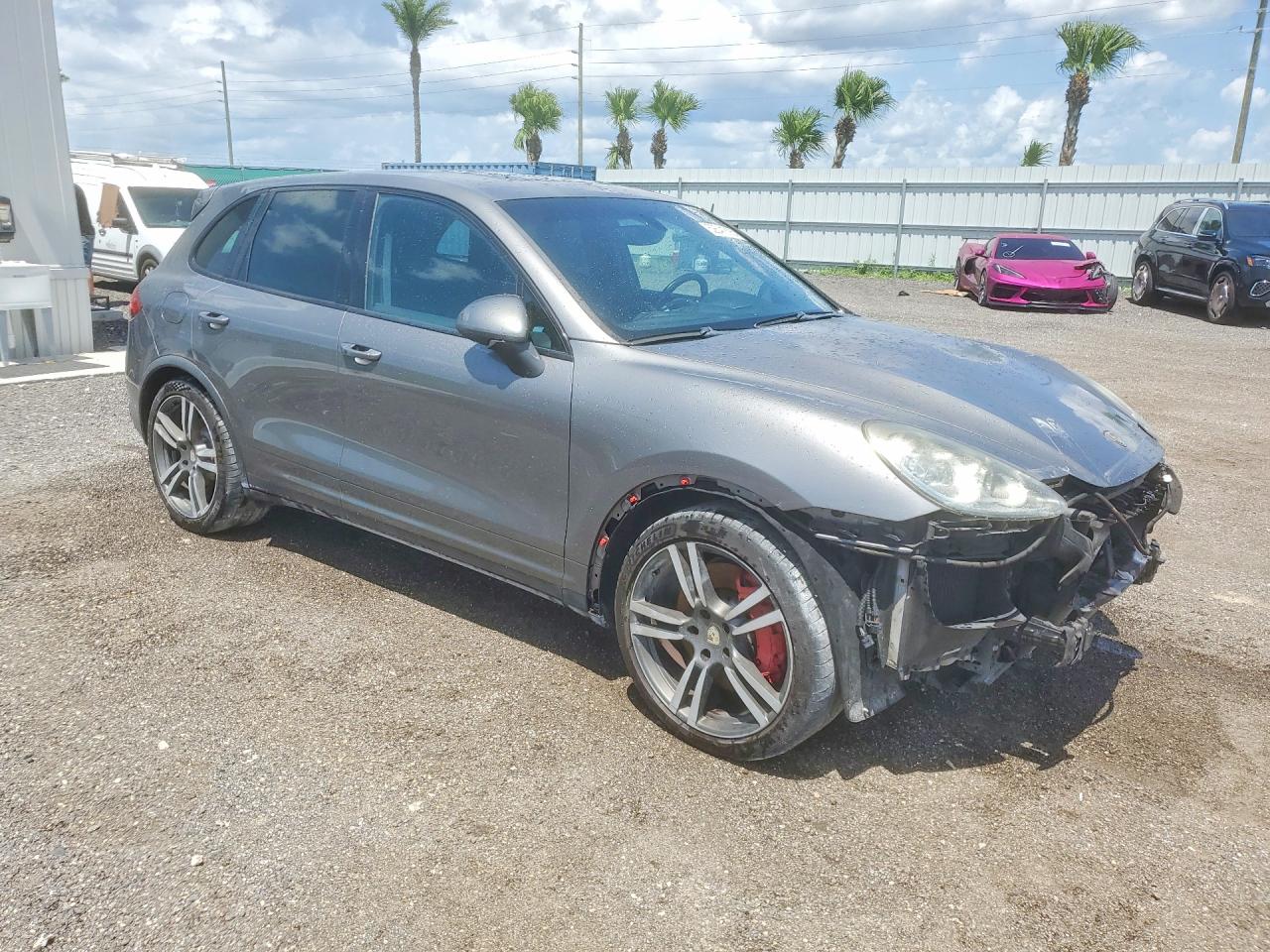2011 Porsche Cayenne VIN WP1AC2A21BLA82036 COPART salvage auction — Front End, FL - CERT OF TITLE SLVG REBUILDABLE, sold $4,000 on 2026-09-11 (photo 4)
