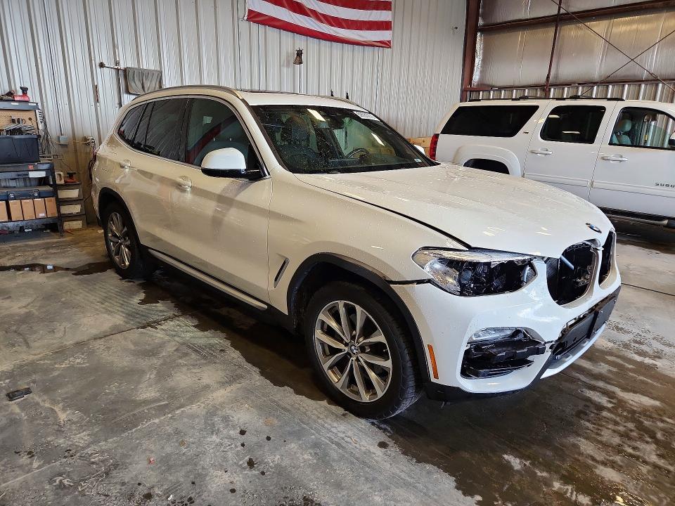 2019 BMW X3 VIN 5UXTR9C50KLE13621 COPART salvage auction — FRONT END, Wi - Junked Vehicle Bill Of Sale, sold $8,600 on 2026-07-13 (photo 4)