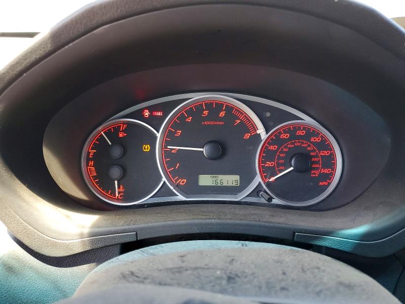 2008 Subaru Impreza VIN JF1GE74628G508793 COPART salvage auction — MINOR DENT/SCRATCHES, CA - LIEN PAPERS-CLEAN OR AC, sold $1,150 on 2026-07-09 (photo 9)