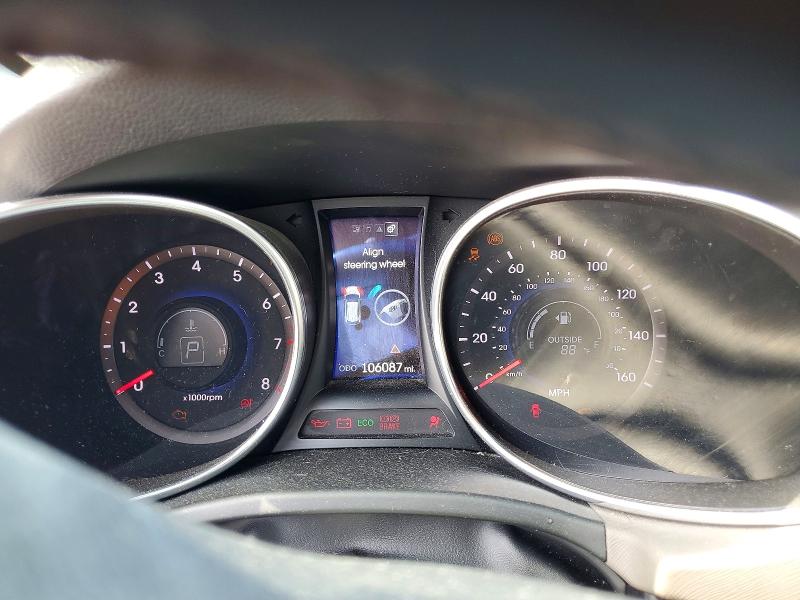 2014 Hyundai Santa fe VIN 5XYZUDLA3EG152038 COPART salvage auction — UNDERCARRIAGE, Nc - Dealer Only Clean Title, sold $1,350 on 2026-07-14 (photo 9)