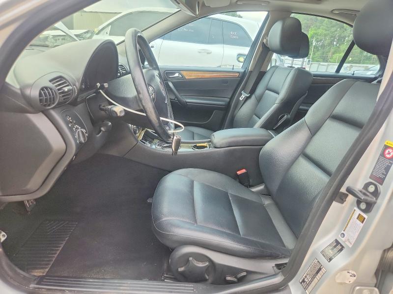 2007 Mercedes-benz C-klasse VIN WDBRF52H27E027623 COPART salvage auction — REAR END, Md - Cert Of Salvage > 75% Damage, sold $550 on 2026-08-18 (photo 7)