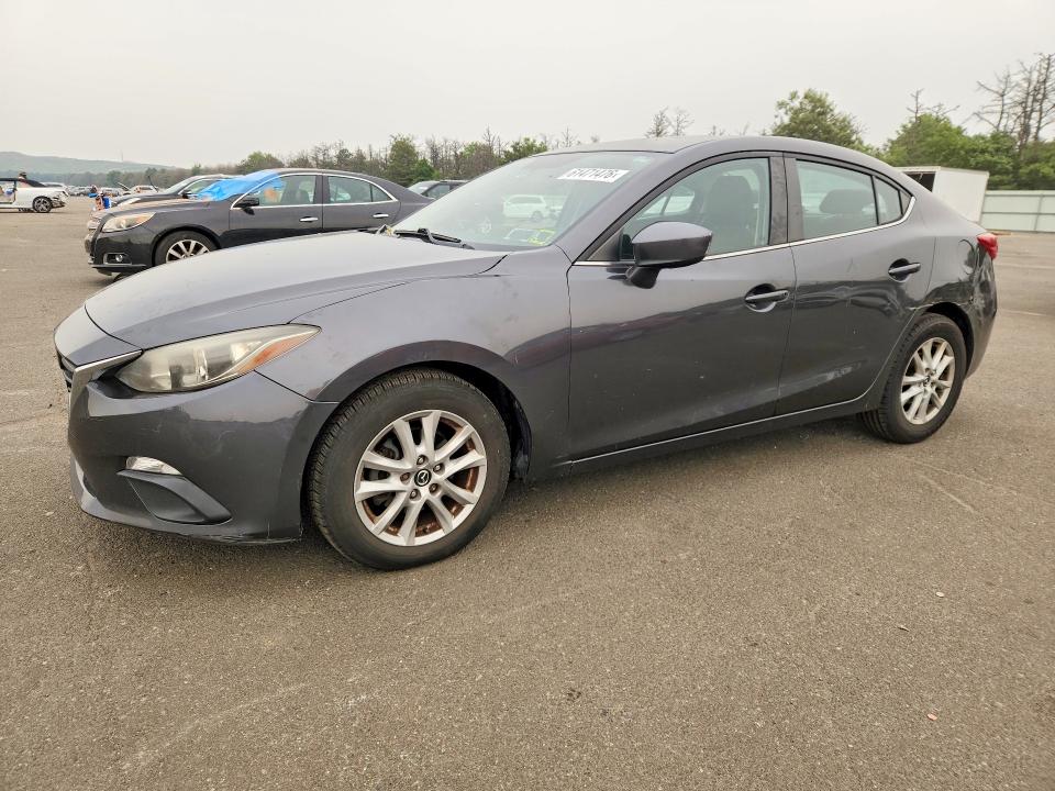 2014 Mazda 3 VIN JM1BM1V74E1182702 COPART salvage auction — REAR END, NY - MV-907A SALVAGE CERTIFICATE, sold $150 on 2026-07-22 (photo 1)
