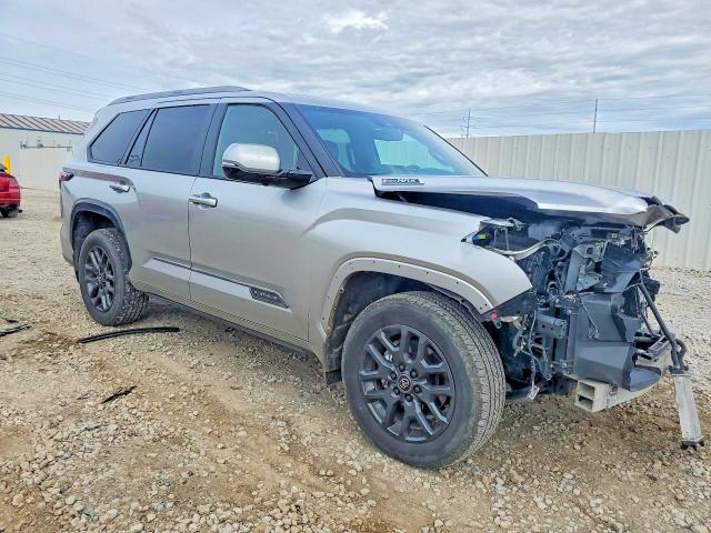 2025 Toyota Sequoia VIN 7SVAAABAXSX065581 COPART salvage auction — FRONT END, Oh - Cert Of Title-Salvage (P), sold $30,000 on 2026-07-31 (photo 4)