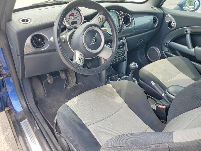 2008 Mini Cooper VIN WMWRF33598TF68286 COPART salvage auction — HAIL, MO - CERT OF TITLE-PRIOR SALVAGE (P), sold $475 on 2026-07-24 (photo 8)