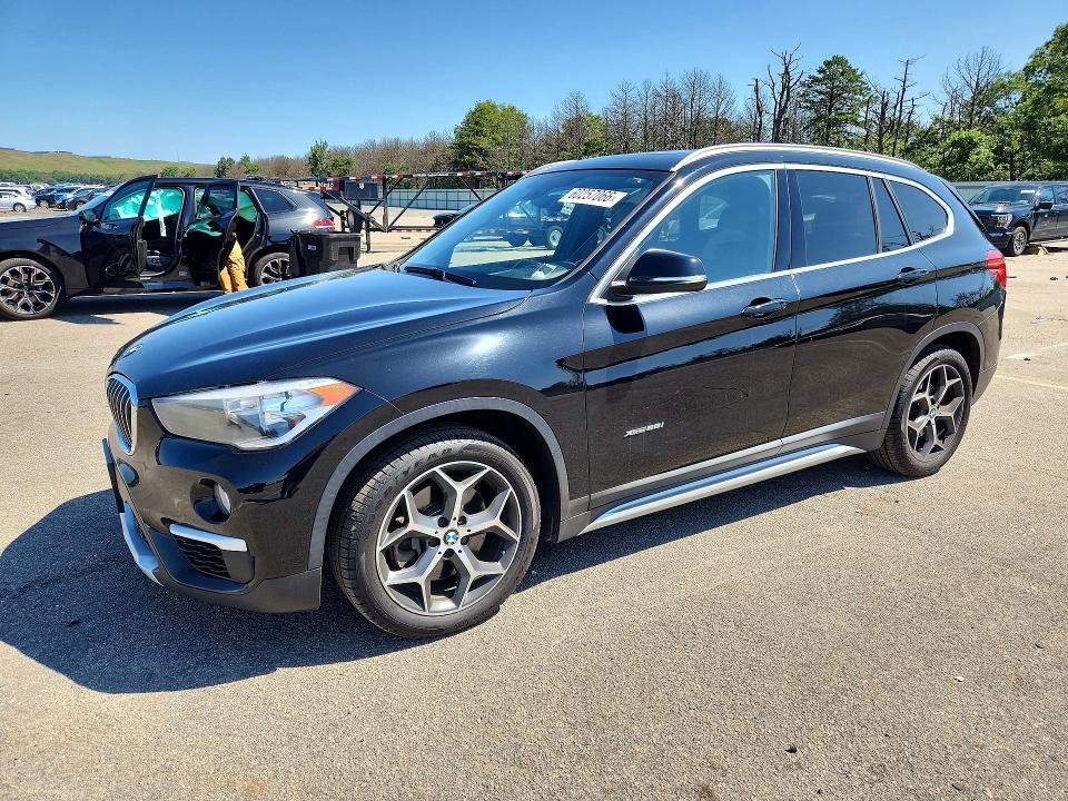 2018 BMW X1 VIN WBXHT3C37J5F89916 COPART salvage auction — REAR END, Ny - Mv-907A Salvage Certificate, sold $4,100 on 2026-07-13 (photo 1)
