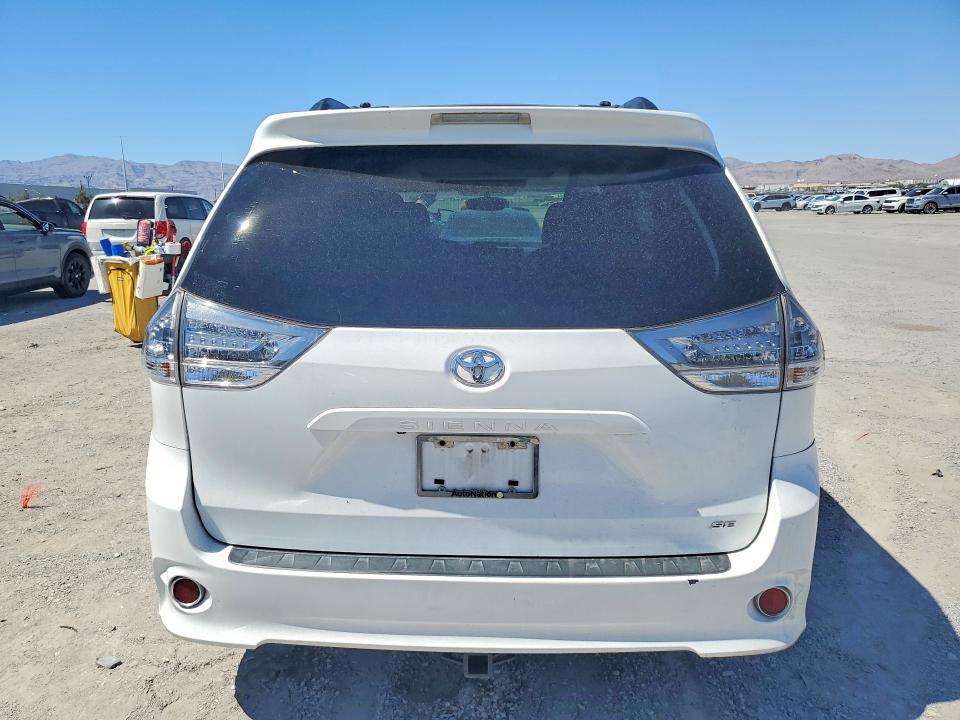2014 Toyota Sienna VIN 5TDXK3DC0ES447690 COPART salvage auction — MINOR DENT/SCRATCHES, Az - Certificate Of Title, sold $3,850 on 2026-07-16 (photo 6)