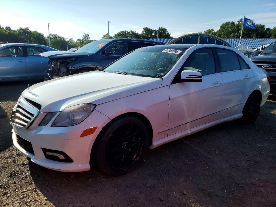 2011 Mercedes-benz E-class VIN WDDHF8HB7BA453704 COPART salvage auction — FRONT END, Ma - Certificate Of Title, sold $2,400 on 2026-07-31 (photo 1)