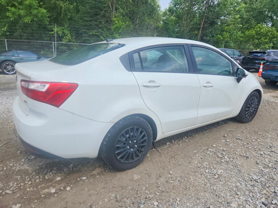 2014 Kia Rio VIN KNADM4A32E6361950 COPART salvage auction — FRONT END, Oh - Certificate Of Title, sold $90 on 2026-07-29 (photo 3)