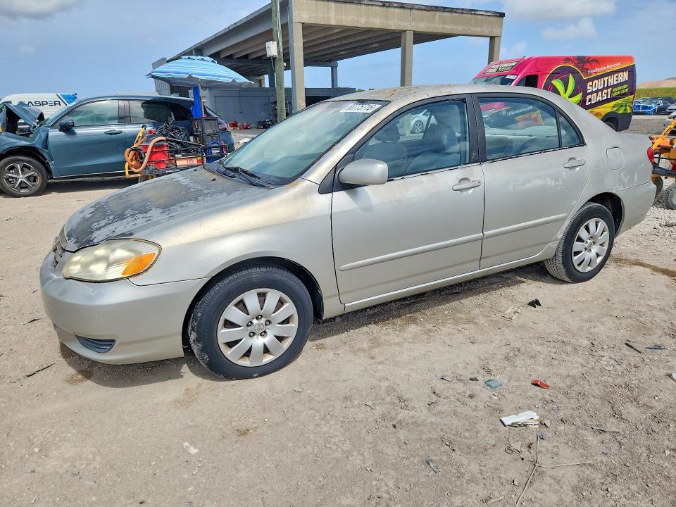 2004 Toyota Corolla VIN 2T1BR38EX4C174380 COPART salvage auction — MINOR DENT/SCRATCHES, FL - CERTIFICATE OF TITLE (P), sold $950 on 2026-07-28 (photo 1)