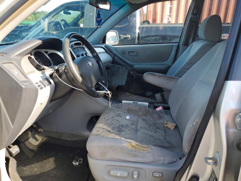 2004 Toyota Highlander VIN JTEEP21A840027579 COPART salvage auction — FRONT END, AL - CERT OF TITLE-SALVAGE TITLE (P), sold $225 on 2026-07-28 (photo 7)