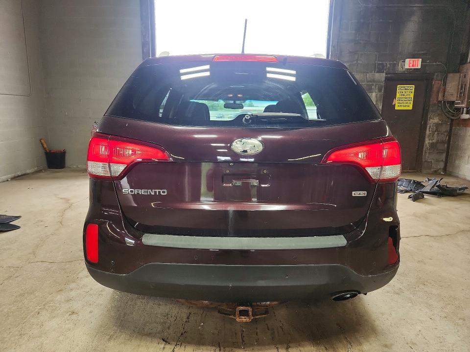 2015 Kia Sorento VIN 5XYKTCA66FG603722 COPART salvage auction — FRONT END, Ny - Mv-907A Salvage Certificate, sold $600 on 2026-07-27 (photo 6)