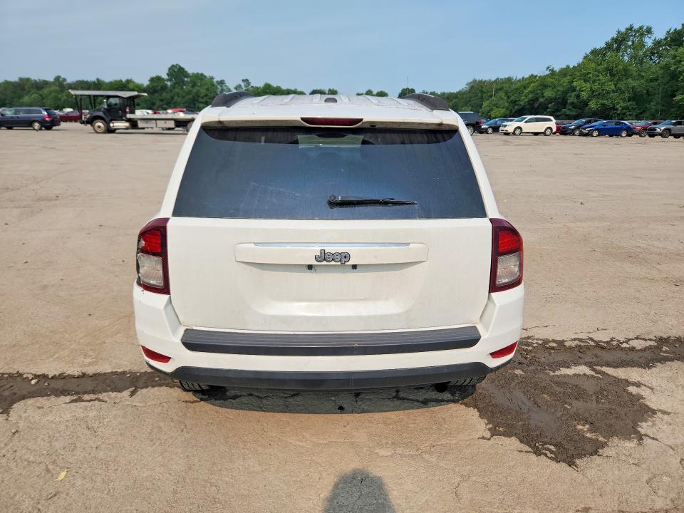 2016 Jeep Compass VIN 1C4NJDBB0GD626966 COPART salvage auction — FRONT END, Pa - Certificate Of Salvage, sold $550 on 2026-07-23 (photo 6)