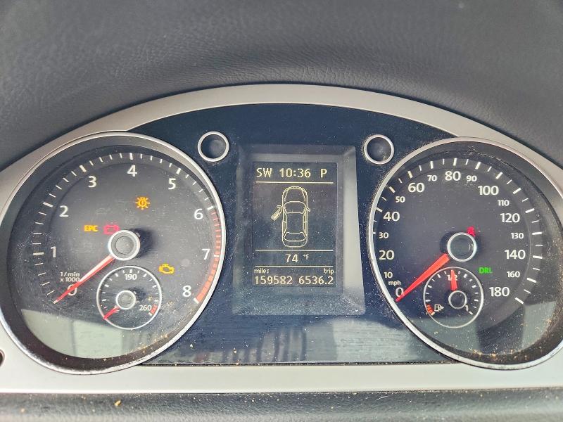 2011 Volkswagen Cc VIN WVWMP7AN0BE708755 COPART salvage auction — FRONT END, PA - CERTIFICATE OF SALVAGE, sold $175 on 2026-08-04 (photo 9)