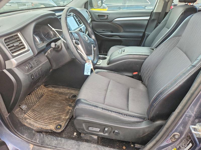 2018 Toyota Highlander VIN 5TDBZRFH4JS872938 COPART salvage auction — FRONT END, Co - Salvage Title, sold $575 on 2026-07-30 (photo 7)