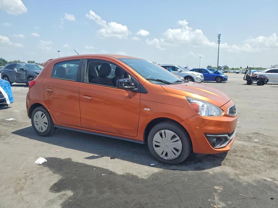 2018 Mitsubishi Mirage VIN ML32A3HJ3JH014615 COPART salvage auction — SIDE, Salvage Title, sold $1,650 on 2026-07-15 (photo 4)