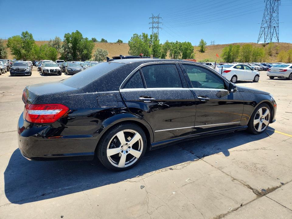 2011 Mercedes-benz E-class VIN WDDHF8HB6BA301851 COPART salvage auction — HAIL, Co - Cert Of Title-Rebuilt Salvage, sold $1,750 on 2026-07-27 (photo 3)