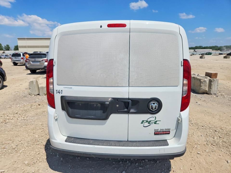 2022 Ram Promaster city VIN ZFBHRFAB5N6Y38043 COPART salvage auction — FRONT END, Mo - Salvage Certificate Of Title, sold $2,850 on 2026-08-18 (photo 6)