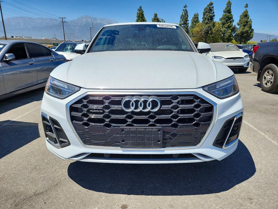 2022 Audi Q5 VIN WA1G2AFY6N2081362 COPART salvage auction — REAR END, Ca - Salvage Certificate, sold $400 on 2026-07-21 (photo 5)