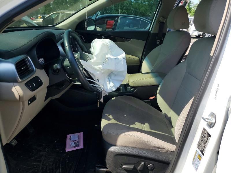 2019 Kia Sorento VIN 5XYPG4A36KG528648 COPART salvage auction — FRONT END, Md - Cert Of Salvage > 75% Damage, sold $1,500 on 2026-07-30 (photo 7)
