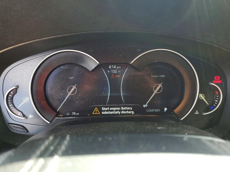 2017 BMW 5er VIN WBAJE5C3XHG913972 COPART salvage auction — FRONT END, Tx - Certificate Of Title (P), sold $700 on 2026-07-23 (photo 9)