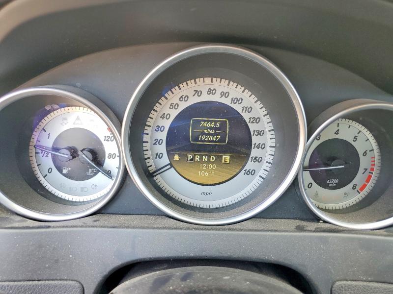 2012 Mercedes-benz C-klasse VIN WDDGJ4HB9CF801106 COPART salvage auction — FRONT END, Tx - Salvage Vehicle Title, sold $775 on 2026-07-31 (photo 9)